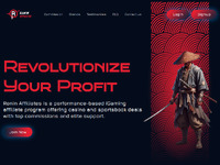 Ronin Affiliates Website Preview