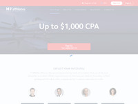 HY Affiliates Website Preview