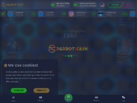 Parrot Cash Website Preview