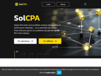 SolCPA Affiliate Network Website Preview