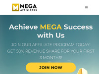 MegaAffiliates Website Preview