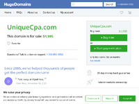UniqueCPA Website Preview