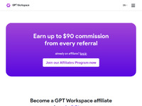 GPT Workspace Affiliate Program Website Preview