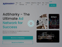 AdSharky Website Preview