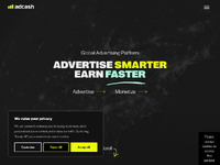 Adcash Website Preview