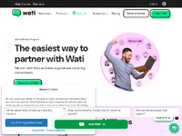 Wati Affiliate Program Website Preview