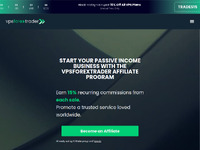 VPSForexTrader Affiliate Program Website Preview