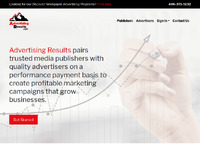 Advertising Results. Website Preview