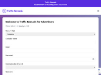 Traffic Nomads Website Preview