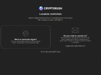Cryptorush Affiliate Program Website Preview