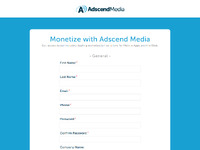 Adscend Media Website Preview