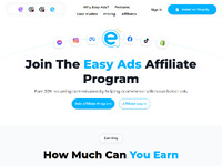 Easy Ads Apps Affiliate Program Website Preview