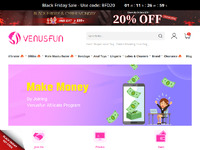 Venusfun Affiliate Program Website Preview