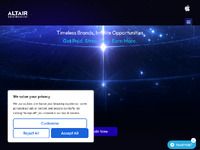 Altair Affiliates Website Preview