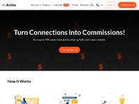 Artha Partner Program Website Preview