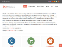 WebAffiliations Website Preview