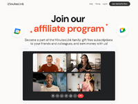 MinutesLink Affiliate Program Website Preview