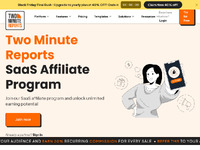 Two Minute Reports Affiliate Program Website Preview