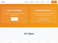 IcyAds Website Preview