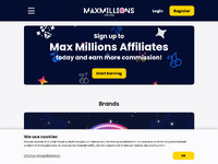 Max Millions Affiliates Website Preview
