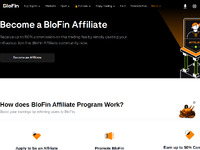 BloFin Affiliates Website Preview