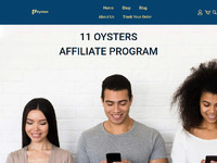 11 Oysters Affiliate Program Website Preview