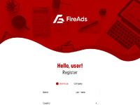 FireAds Website Preview
