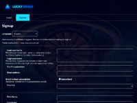 Lucky Whale Affiliates Website Preview