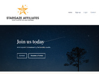 Stargaze Affiliates Website Preview