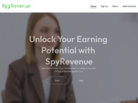 Spy Revenue Website Preview