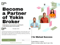 Yokin Broker Affiliate Website Preview