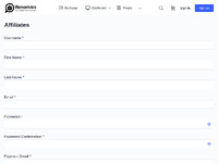 Ronomics Affiliates Website Preview
