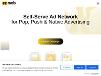 EZmob Website Preview