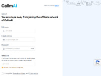 CallmAi Affiliate Program Website Preview