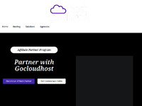 Gocloudhost Affiliate Partner Program Website Preview