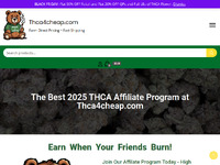Thca4cheap Affiliate Program Website Preview