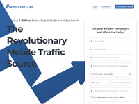 Advertizer Website Preview