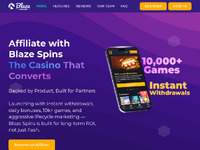 Blaze Affiliates Website Preview