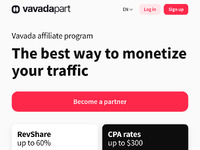 Vavada Affiliates Website Preview