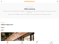 Recliner Affliliate Program Website Preview