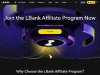 LBank Affiliate Program Website Preview
