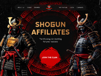 Shogun Affiliates Website Preview